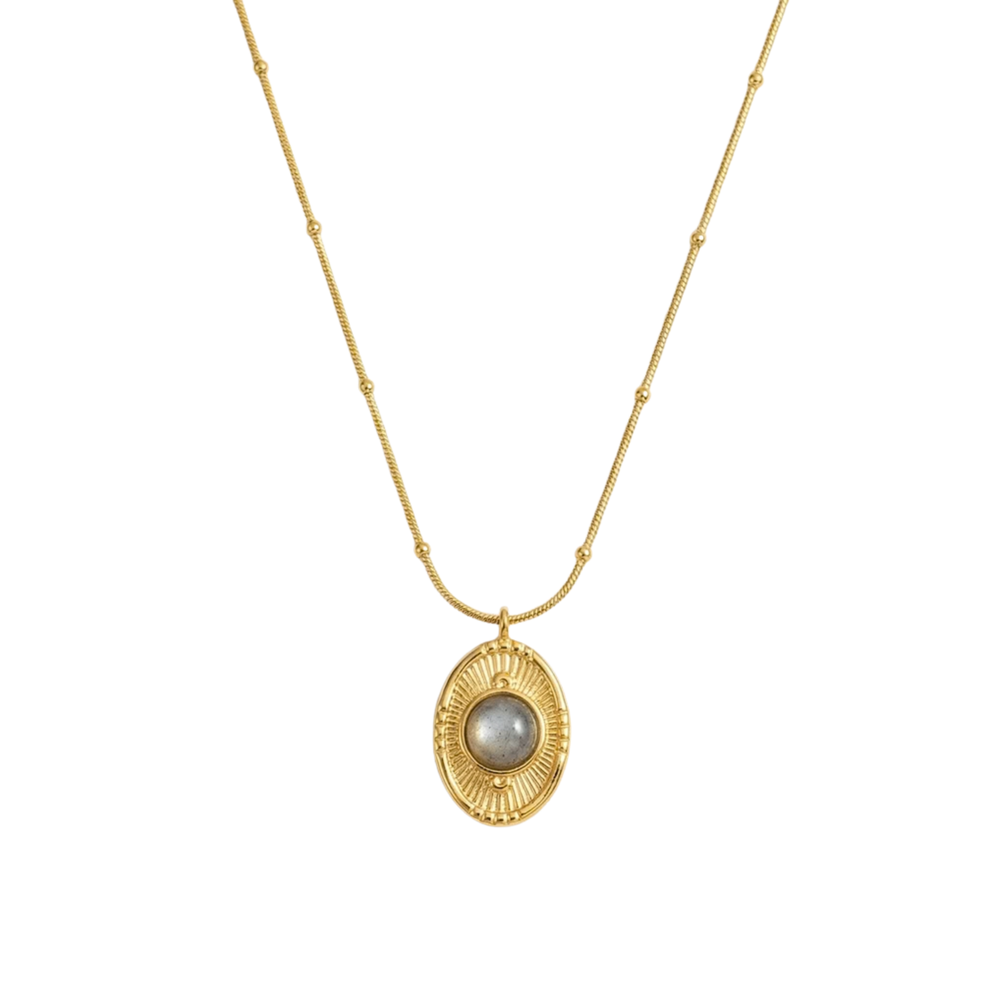 AZLEE MEDALLION NECKLACE