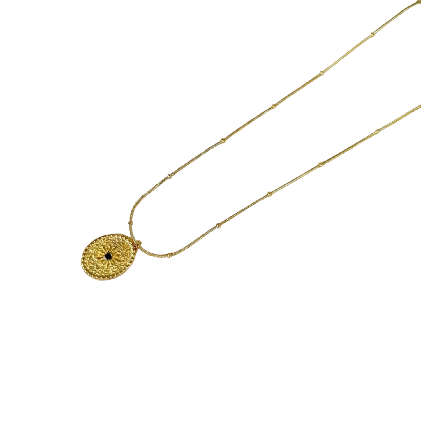 BLACK OPAL NECKLACE